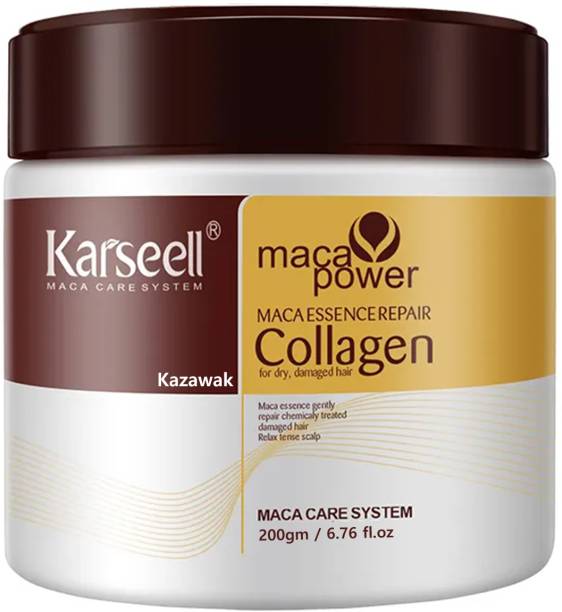 kazawak Karseell Collagen Keratin Straightened Hair Treatment Deep Repair Hair Mask