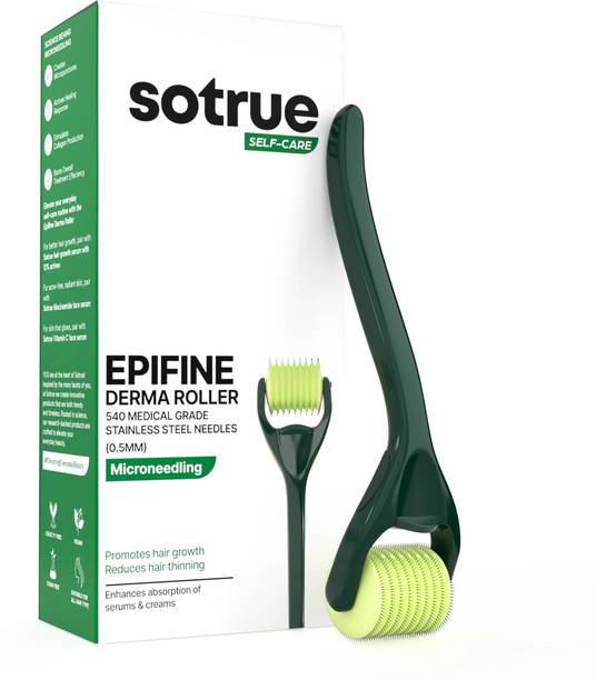 सोट्रू Epifine Derma Roller For Hair Growth 0.5 mm with 540 Stainless Steel Needles