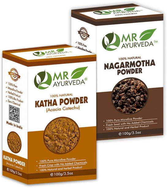 MR Ayurveda Katha Powder & Nagarmotha Powder - Set of 2