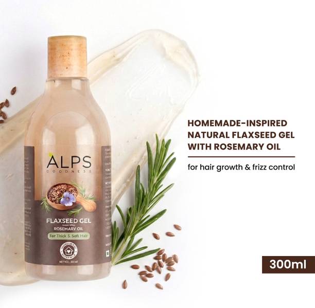 Alps Goodness Rosemary, Hibiscus & Flaxseed Hair Gel | Hair Mask for Strong & Soft Hair