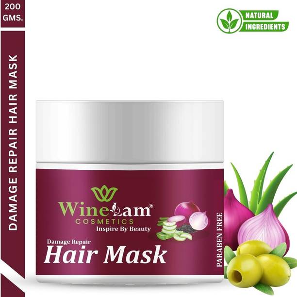 winelam Damage Repair Hair Mask for Dry & Frizzy Hair and Spa for Smoothens Hair & Scalp