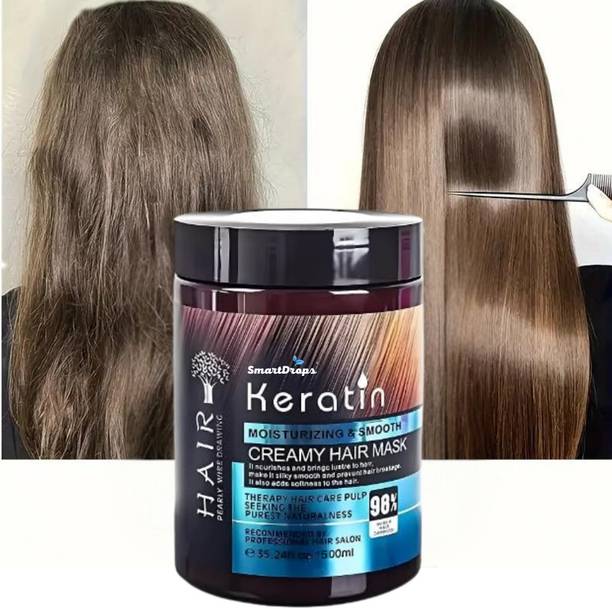 smartdrops Keratin Hair Mask for Hair Moisturizing & Smooth Hair, For Damaged Hair