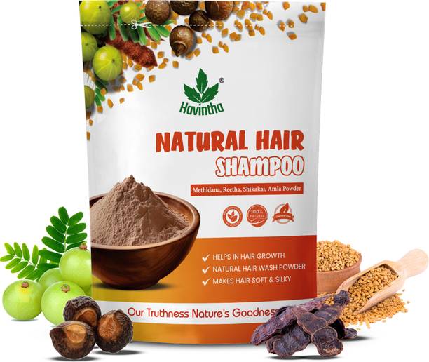 Havintha Natural Hair Shampoo with Amla, Reetha, Shikakai and Methi dana