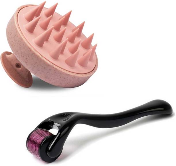 एत्स्ज़ाज़ 540 Titanium 0.5mm derma & Soft Silicone Bristles Comb Scrubber Brand: Generic