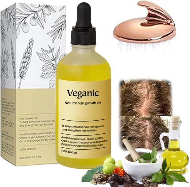 Regolith Natural Hair growth oil for Straightening & Smoothening Short Hair