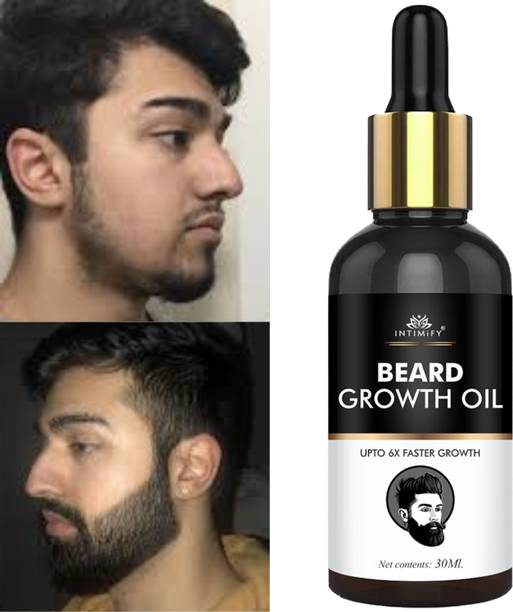 INTIMIFY Beard Growth Oil softer beard & mustache growth Natural & Non sticky