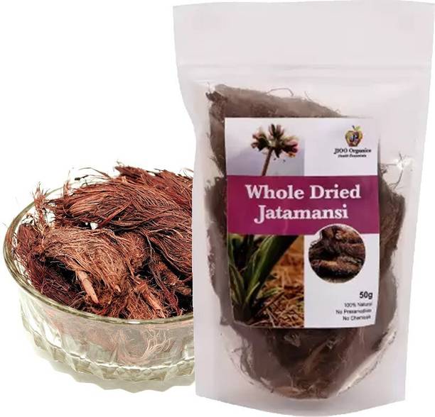 Jioo Organics Jatamasi (Spikenard) Musk Root - Jatamansi - Nardostachys Jatamansi - Balchad