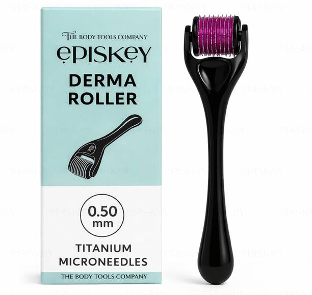 Episkey Derma Roller 0.5 mm with 540 Titanium Micro-Needles for Hair Growth