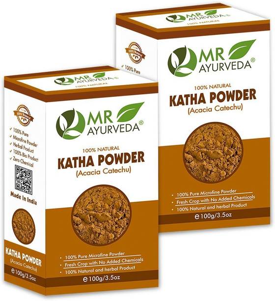MR Ayurveda 100% Organic Katha Powder - Set of 2