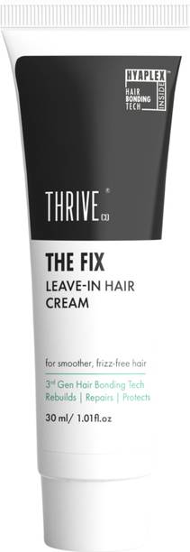 थ्राइवको The Fix Leave In Hair Cream for Smooth & Frizz Free Hair | Combats Heat Damage