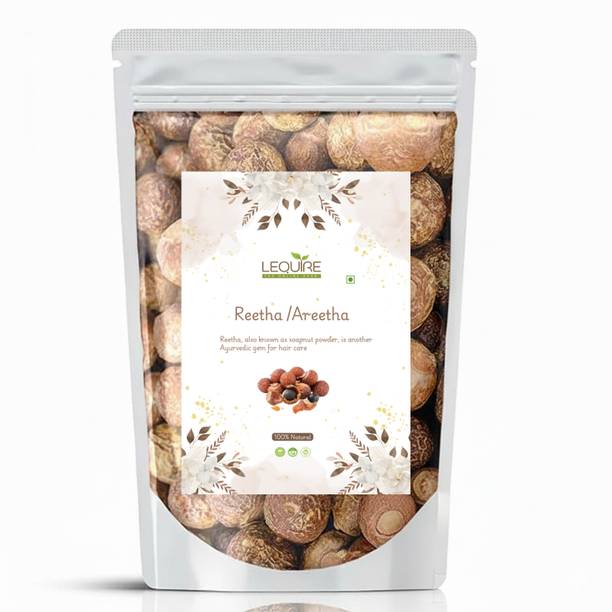 Lequire Reetha Herbal Soap Nuts, Raw Reetha/Aritha Dried & Natural (Ritha) Seed