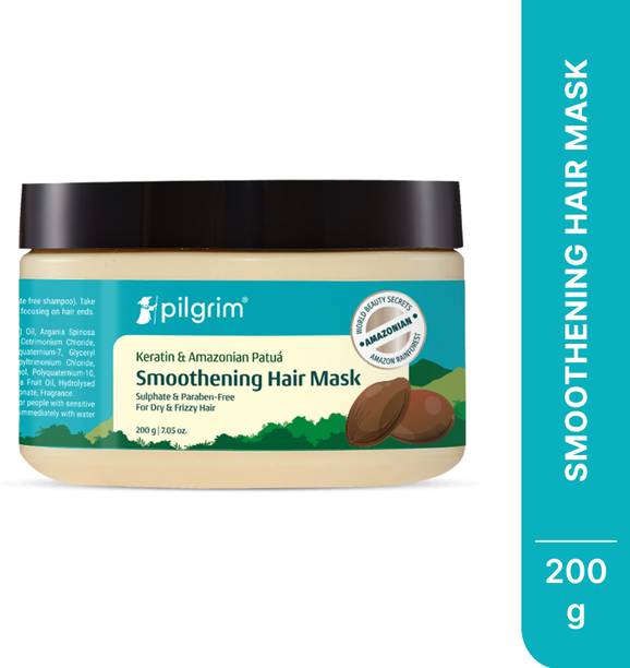 Pilgrim Patua & Keratin Strengthening Hair Mask With Sacha Inchi For Dry, Frizzy Hair