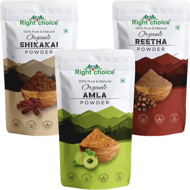 RIGHT CHOICE Pure Organic Natural Hair Shampoo with Amla, Reetha And Shikakai