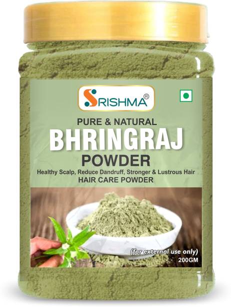 Srishma Natural Bhringraj Powder for Hair Growth