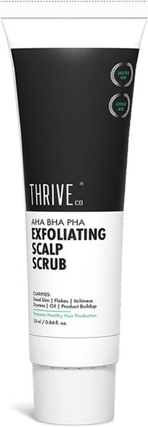 थ्राइवको Exfoliating Scalp Scrub for Dandruff | Clears Dead Skin, Flakes, Product Buildup