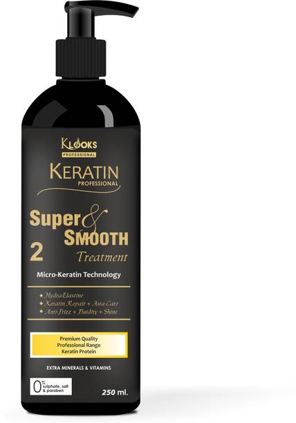 Klooks Super Smooth Keratin Treatment for Frizz-Free & Silky Hair - Salon Grade