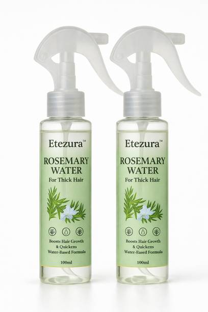 etezura rosemary water hair spray, for hair growth, hair fall control & hair shine.