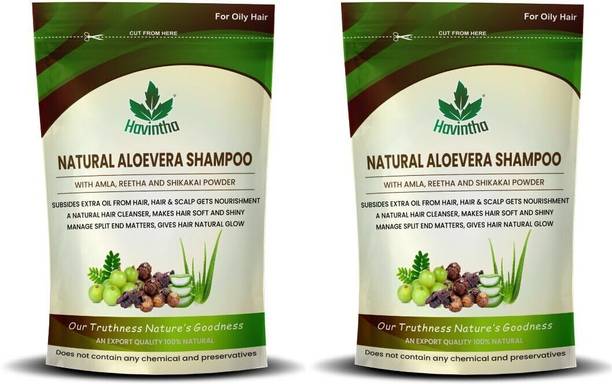 Havintha Aloevera Powder Shampoo for Oily Hair