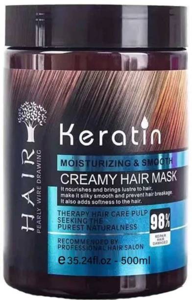 Tmt Keratin Keratin Keratin Moisturizing & smooth Creamy Hair Mask 500ml
