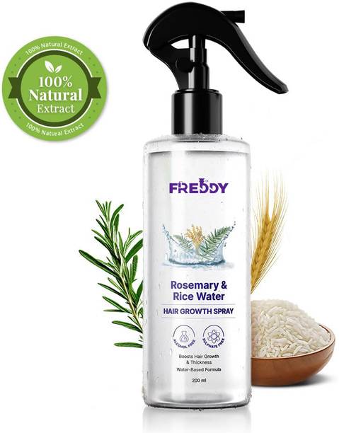 FREDDY Rosemary Water Spray for Hair Growth Hairfall Control 100% Natural Hair 200 ml Hair Spray