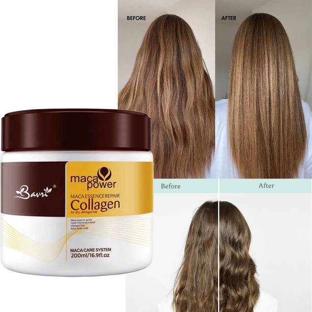 bavri Collagen Hair Treatment Mask Deep Repair Hair Conditioner Collagen Hair Care