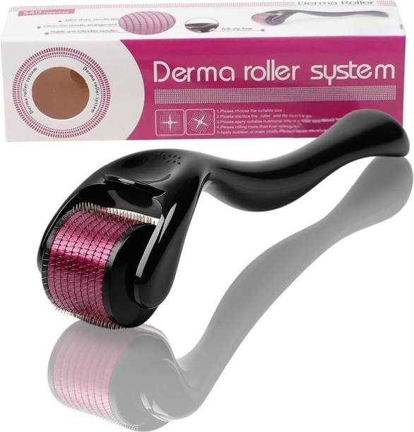 RUGY Derma Roller For Hair Growth With 540 Titanium Needles