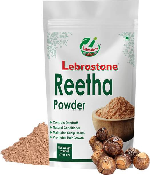 Lebrostone Reetha Powder | Herbal Cleanser for Strong, Shiny and Healthy Hair