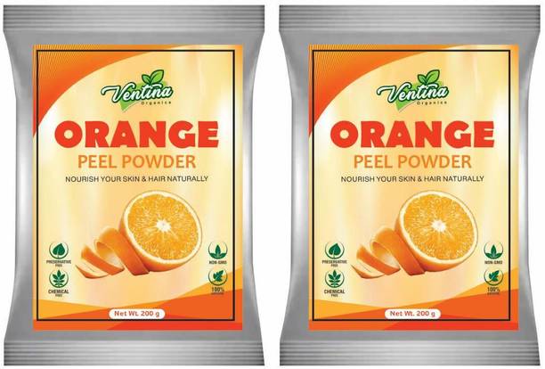 Ventina Organics Natural Orange Peel Powder For Skin Whitening Face and Skin Care