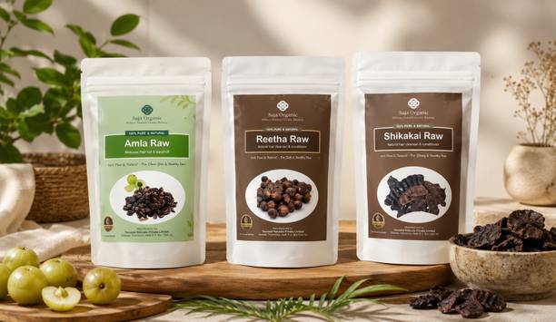 Yesaara Naturals Amla Reetha Shikakai Hair Purity Mix 150gm Each