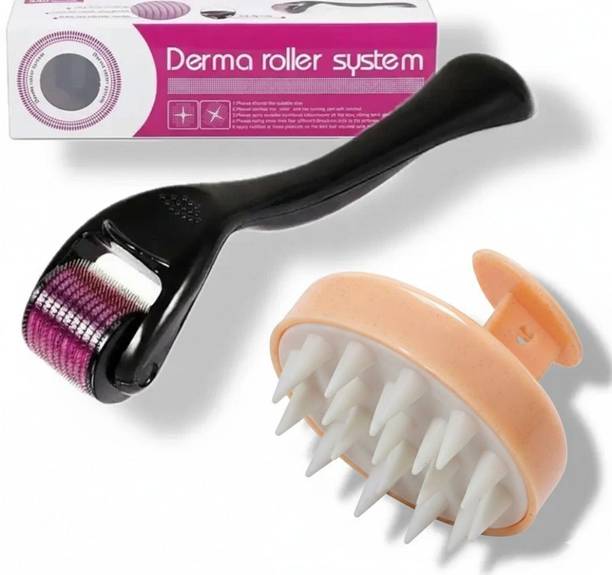 Effara Hair Growth Activator Derma Roller For Hair Growth 0.5 mm & scalp2