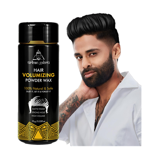 urbangabru Hair Volumizing Powder Wax with Strong Hold | Matte Finish for 24 Hours VOLUMIZERV Strong Hold Hair Volumizer Powder-Wax