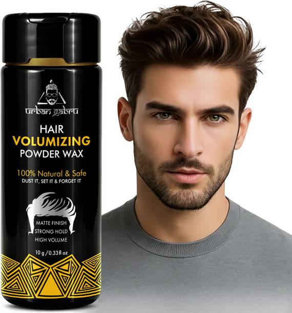 urbangabru Men's Hair Volumizing Powder Wax with Strong Hold | Matte Finish for 24 Hours VOLUMIZERH Strong Hold Hair Volumizer Powder-Wax