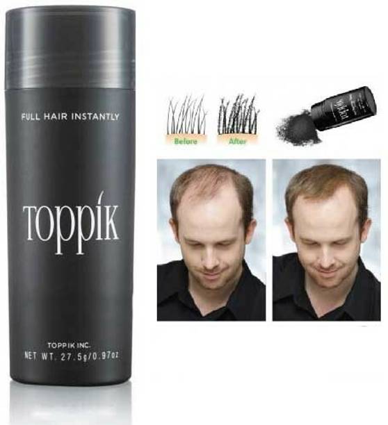 toppik Hair Fiber For Hair Loss Concealer & Instant Styling Black Color 1 Unit Hair Fiber