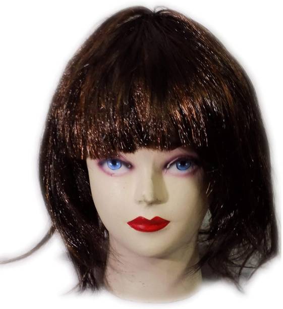 Brown Leaf Medium Hair Wig