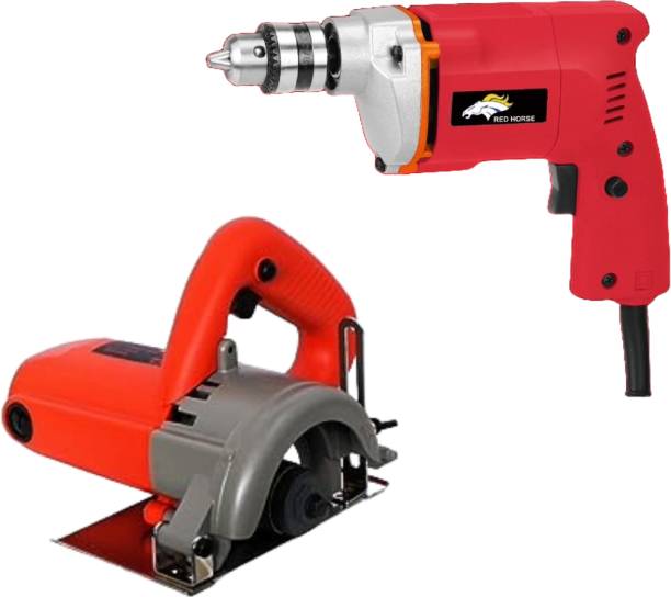RanPra 10MM DRILL MACHINE WITH MARBLE CUTTER COMBO WITH PROFESSIONAL QUALITY Hammer Drill