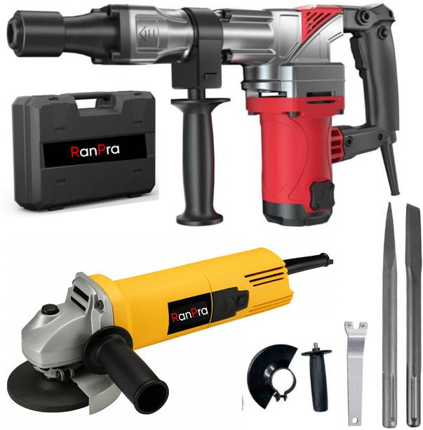 RanPra 4INCH ANGLE GRINDER| 7KG DEMOLITION BREAKER MACHINE Angle Grinder