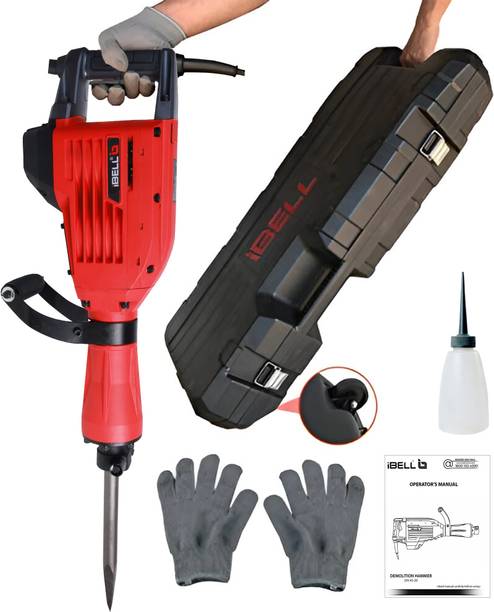 iBELL Electric Demolition Hammer, 1900 BPM, 45J, Heavy ...