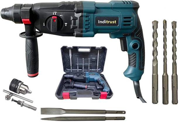 Inditrust 1350W 26mm hammer drill with 13mm drill chuck...