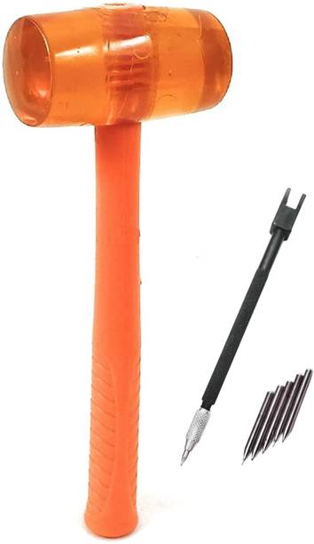 KIESH THC05 Rubber Mallet Tile Hammer with Tile Cutter Pencil Soft Face Hammer for Tiles Mallet