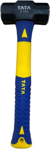 TATA AGRICO HMC020 (2lbs)1kg Sledge Hammer with Fibre Glass Handle Sledge Hammer