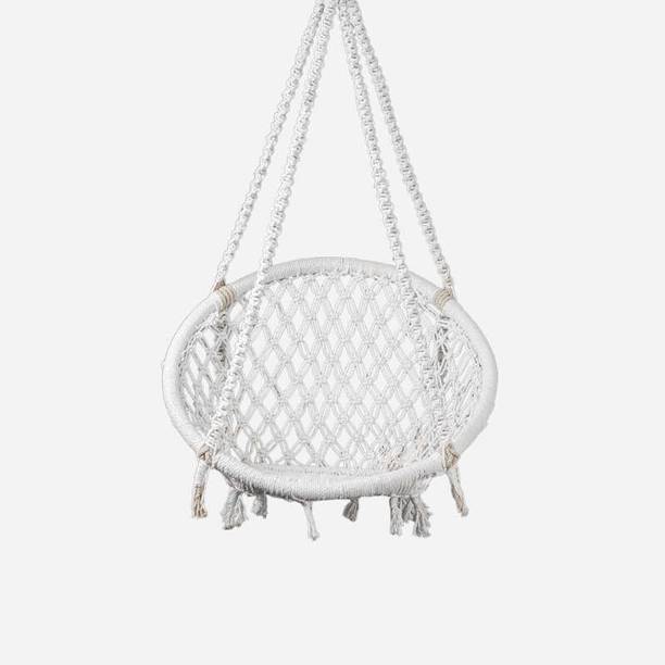 ROOPSE Macrame Hanging Swing Chair Bamboo Large Swing