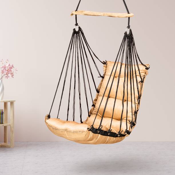 Swingzy Soft Polyester Hanging Swing for Adults/Hammock Swing/Swing For Balcony/Swing Cotton Hammock