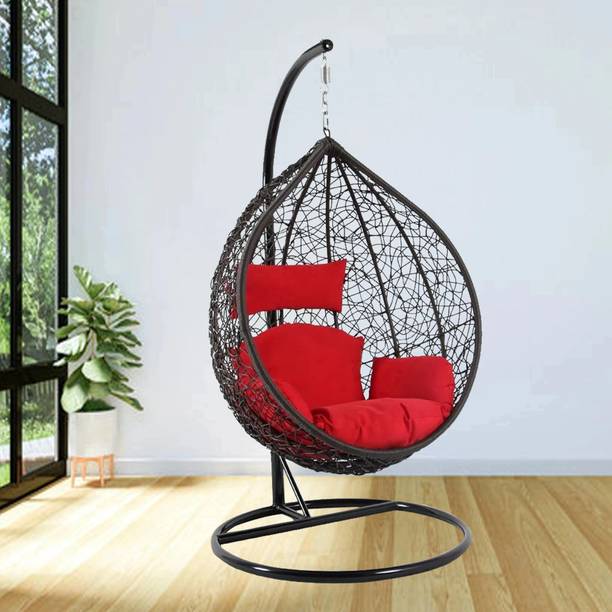 Furniture kart Luxury Hammock with Stand Swing Chair for Adults for Balcony Steel Large Swing
