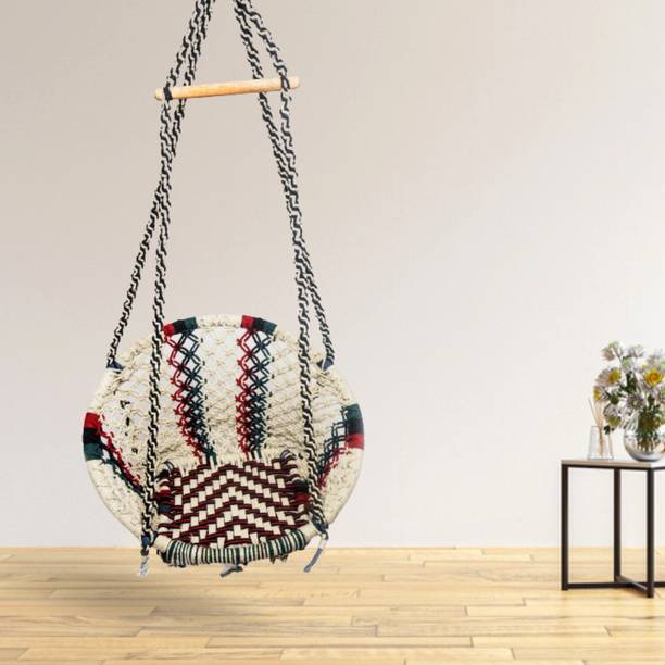 Curio Centre Cotton Round Swing for Adults/Hammock Chair/Swing for Home/Swing Chair Balcony Cotton Large Swing