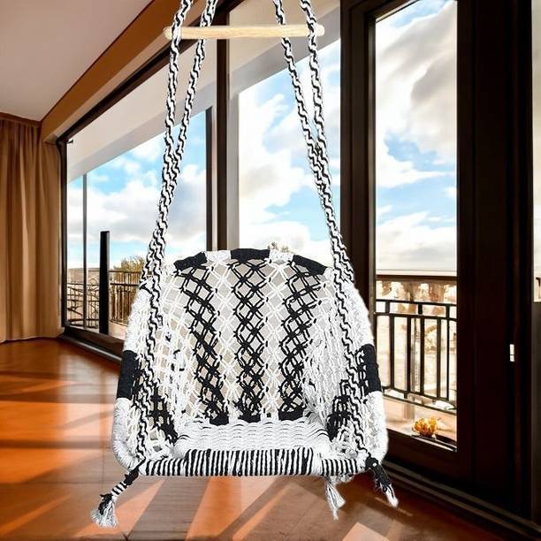 MODLIVING D Shape Premium Swing Chair for Adult, Children Cotton Hammock