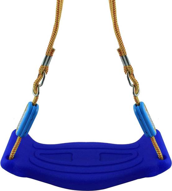 TOGGLE PLAY Plastic Rider Swing for Kids | Indoor & Outdoor Hanging Jhula | Strong Hand Grip Plastic Small Swing