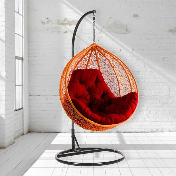 duzo Jhula Hanging Swing Chair for Adult Balcony Steel Hammock s Steel Large Swing