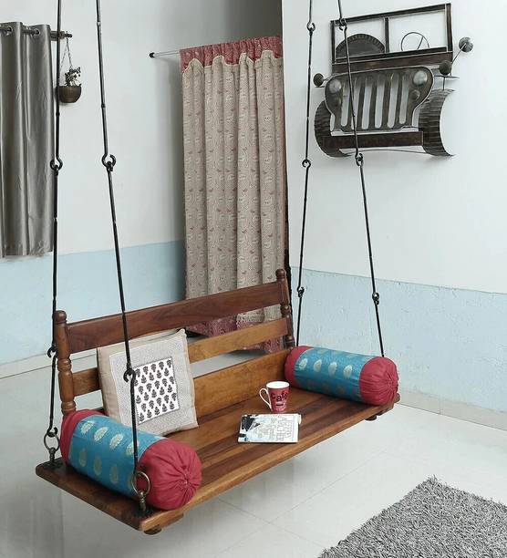 Custom Decor Sheesham Wood Jhula Wooden Large Swing