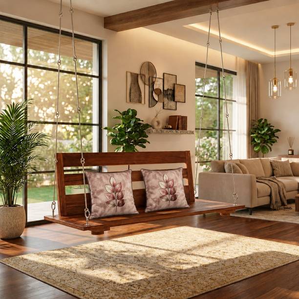Bs funiture store wooden swing for home indoor and outdoor balcony Wooden Large Swing