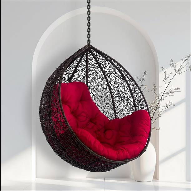 duzo Jhula Hanging Swing Chair for Adult Balcony Steel Large Swing